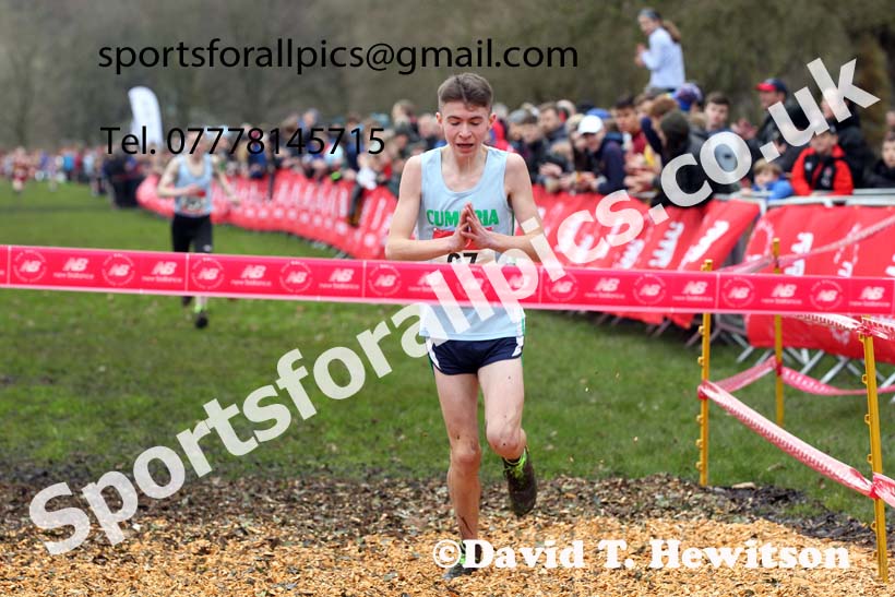 Intermediate boys, 2020 New Balance English Schools Champs., Sefton Park, Liverpool. Photo: David T. Hewitson/Sports for All Pics